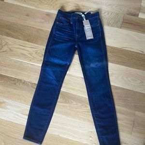 Madewell high rise skinny jean